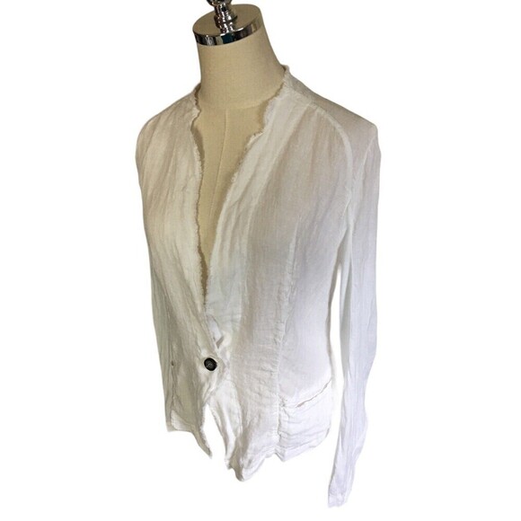 NEW KristenseN Du Nord Size 6 8 Linen Cotton Jacket Women’s 2 Cardigan Top NWT - Picture 2 of 8
